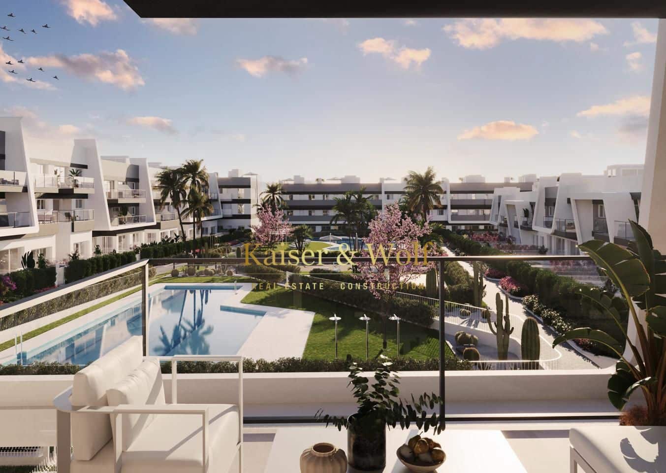 2 soveværelse Lejlighed til salg i Gran Alacant med swimmingpool - € 310.000 (Ref: 8072407)