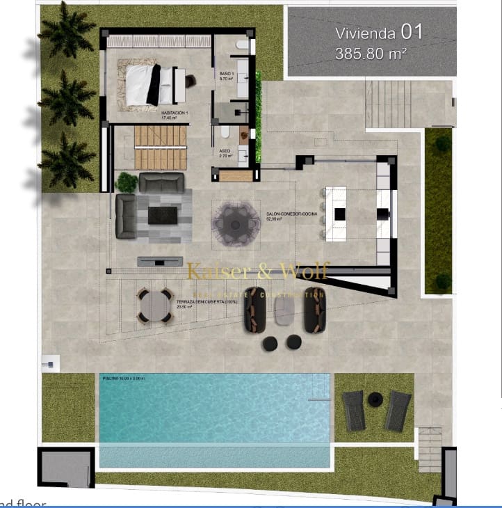 3 bedroom Villa for sale in Polop with pool - € 725,000 (Ref: 8167383)