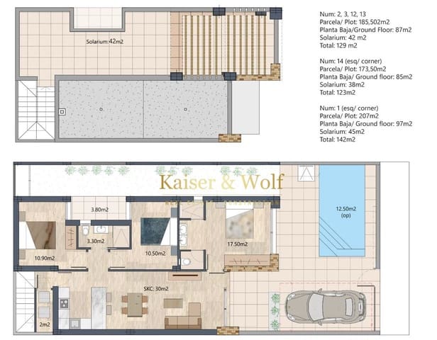 3 Zimmer Villa zu verkaufen in San Fulgencio mit Pool - 309.900 € (Ref: 8352989)