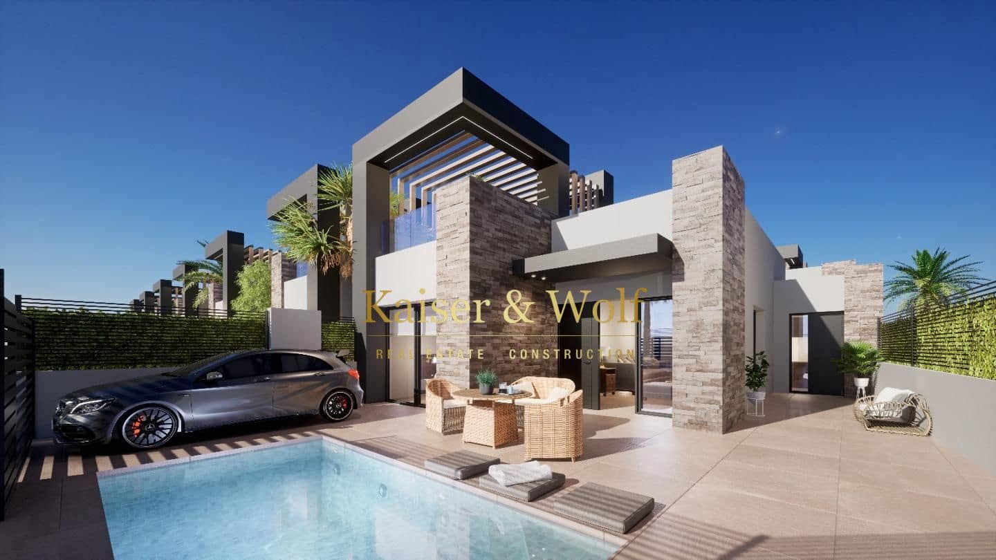 3 Zimmer Villa zu verkaufen in San Fulgencio mit Pool - 309.900 € (Ref: 8352989)