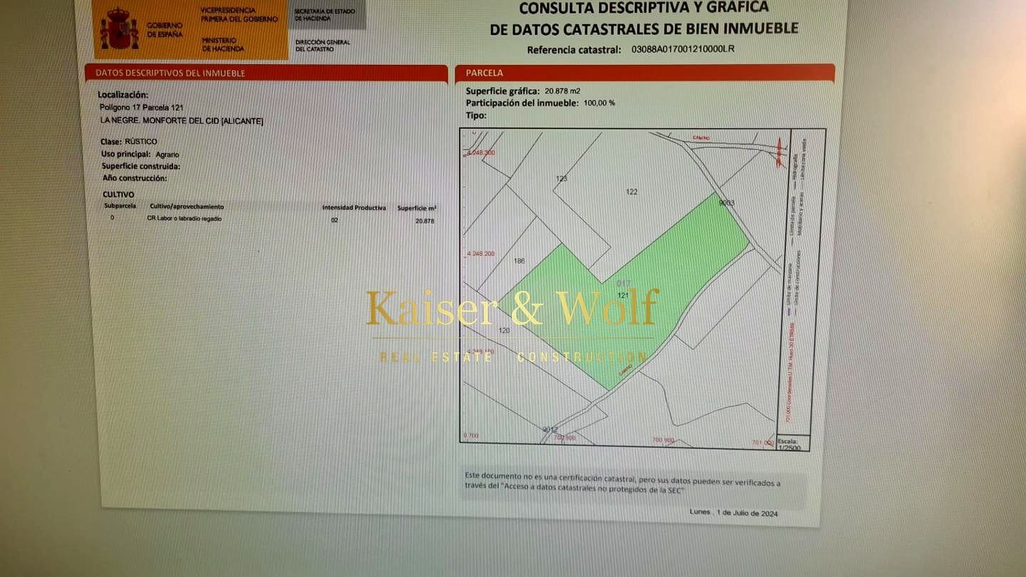 Teren niezagospodarowany na sprzedaż w Elche / Elx - 79 000 € (Ref: 8692093)