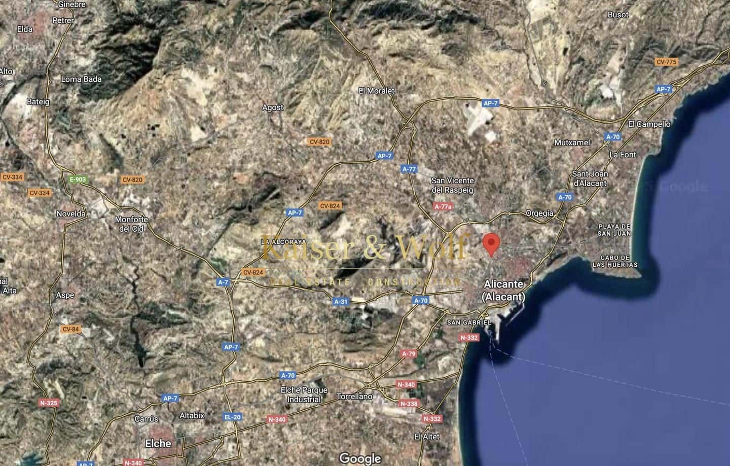 Mark till salu i Alicante stad - 88 000 € (Ref: 9170539)