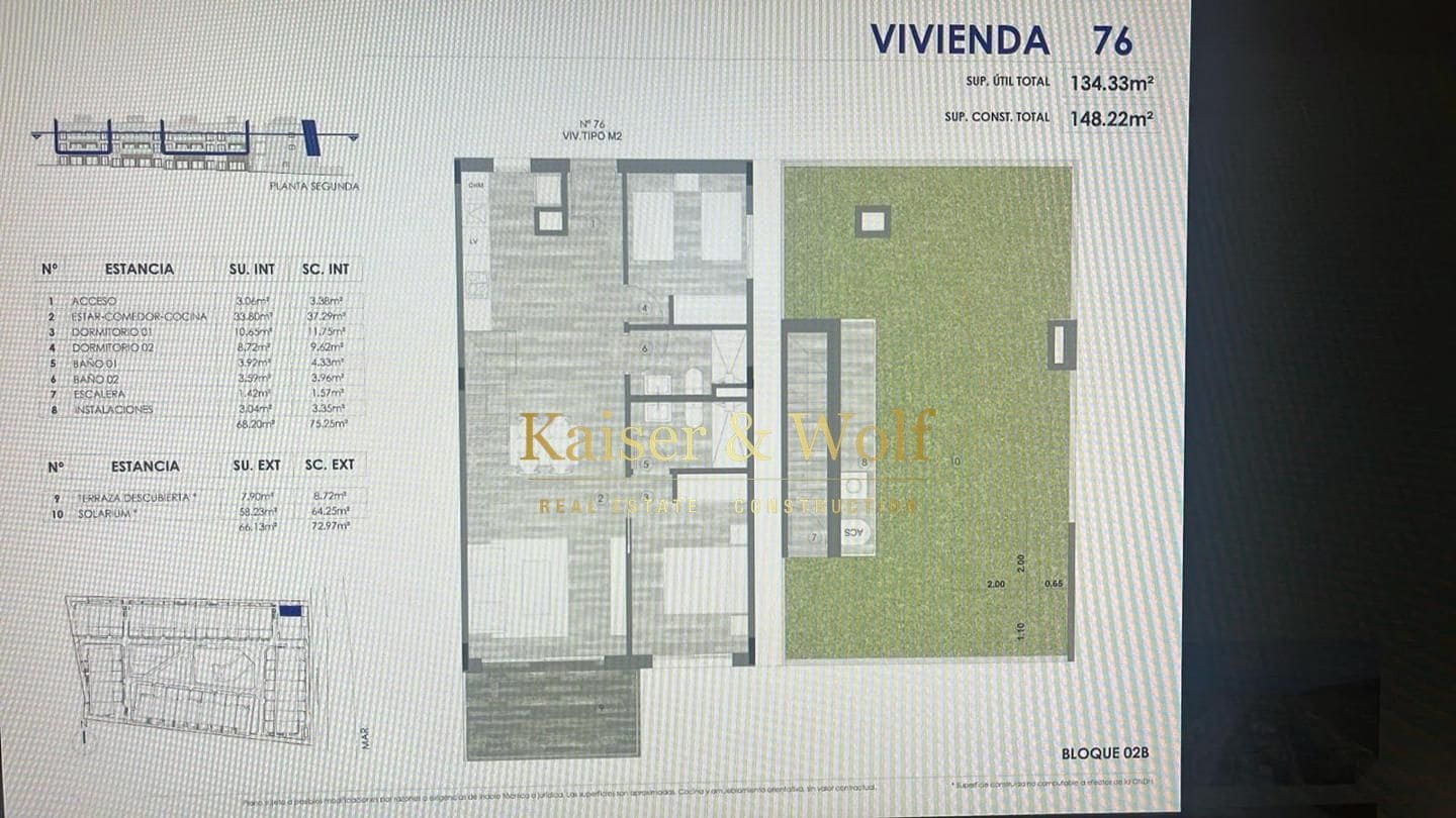 2 bedroom Flat for sale in Alicante / Alacant city with garage - € 399,000 (Ref: 9414528)