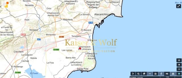 Teren niezagospodarowany na sprzedaż w Arenales del Sol, Elche / Elx - 150 000 € (Ref: 9444525)