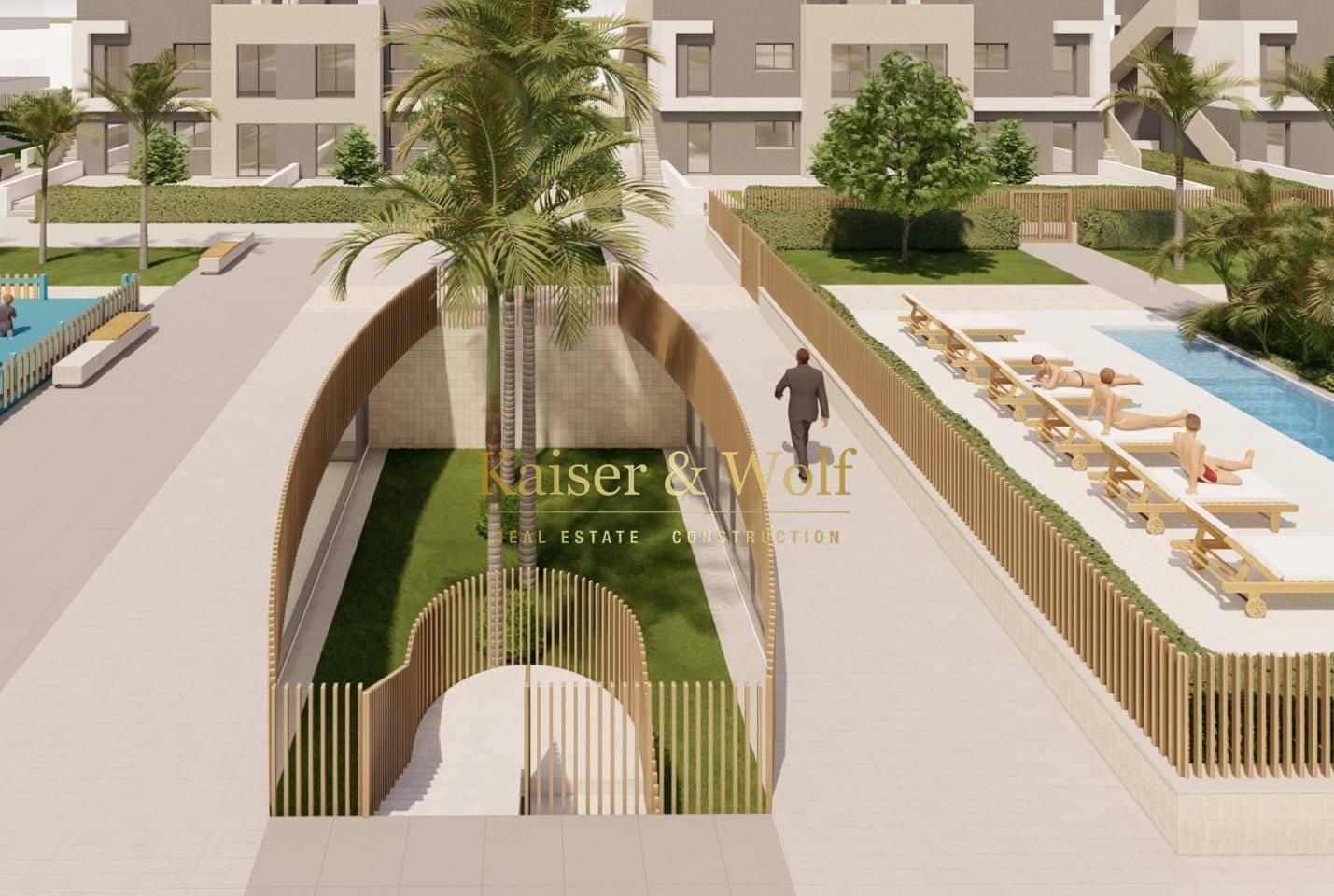 Piso de 3 habitaciones en Torre de la Horadada en venta con piscina garaje - 398.900 € (Ref: 9606383)