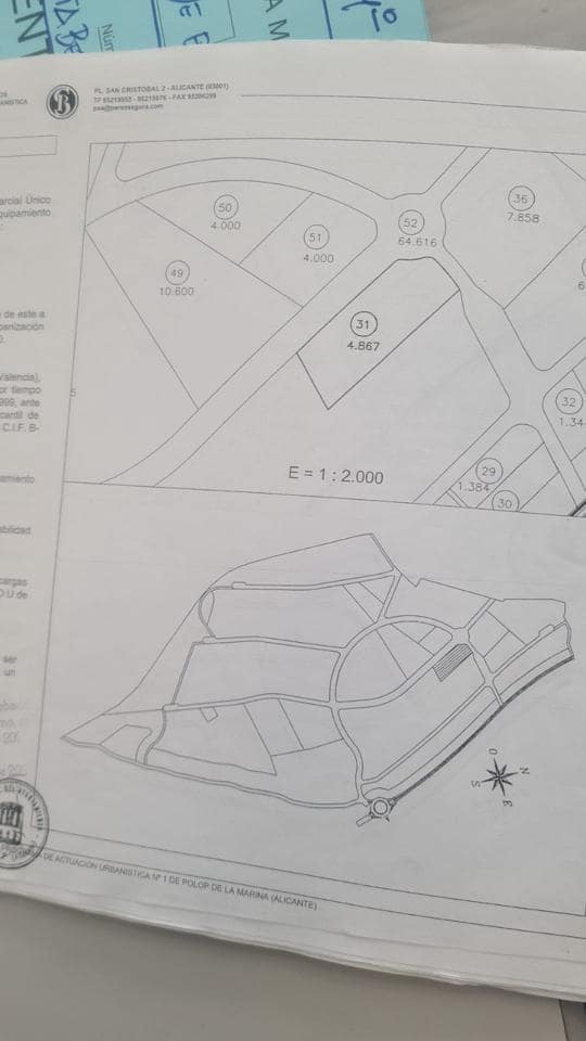Ubebygd land til salgs i Polop - € 630 000 (Ref: 9976528)