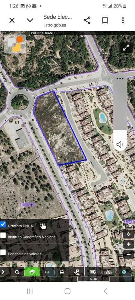 Ubebygd land til salgs i Polop - € 630 000 (Ref: 9976528)