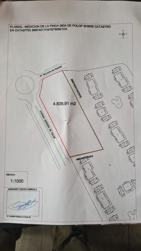Ubebygd land til salgs i Polop - € 630 000 (Ref: 9976528)