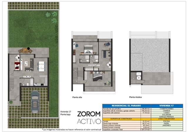 3 quarto Casa em Banda para venda em Calpe / Calp com piscina garagem - 755 000 € (Ref: 8810324)