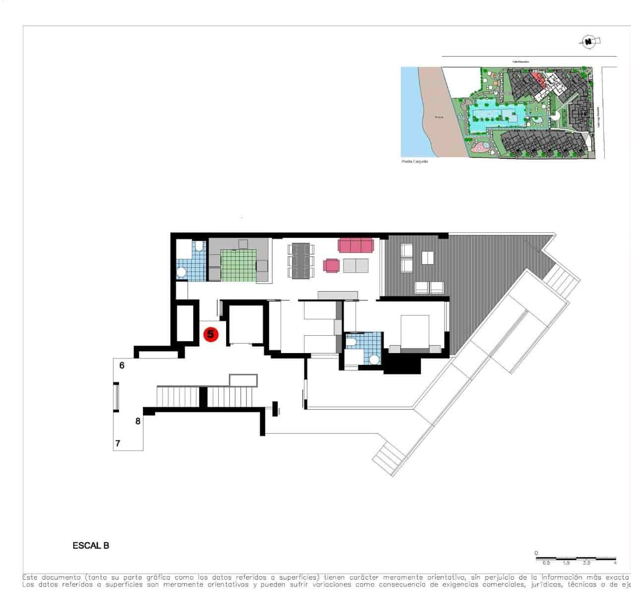 2 sovrum Lägenhet till salu i Denia med pool - 355 000 € (Ref: 9836721)