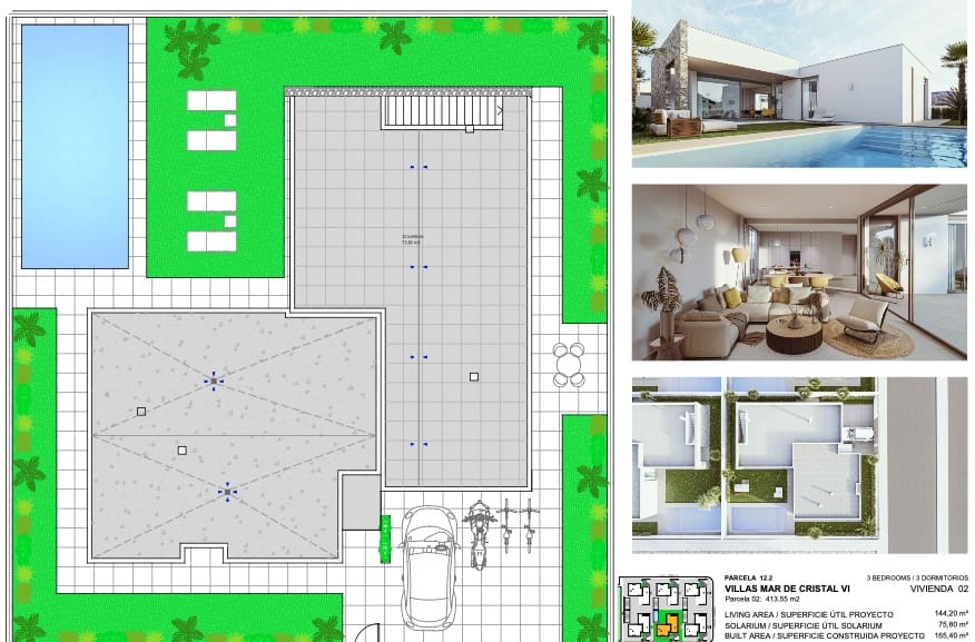 3 soverom Villa til salgs i Rincon de San Gines med svømmebasseng garasje - € 549 000 (Ref: 9243502)