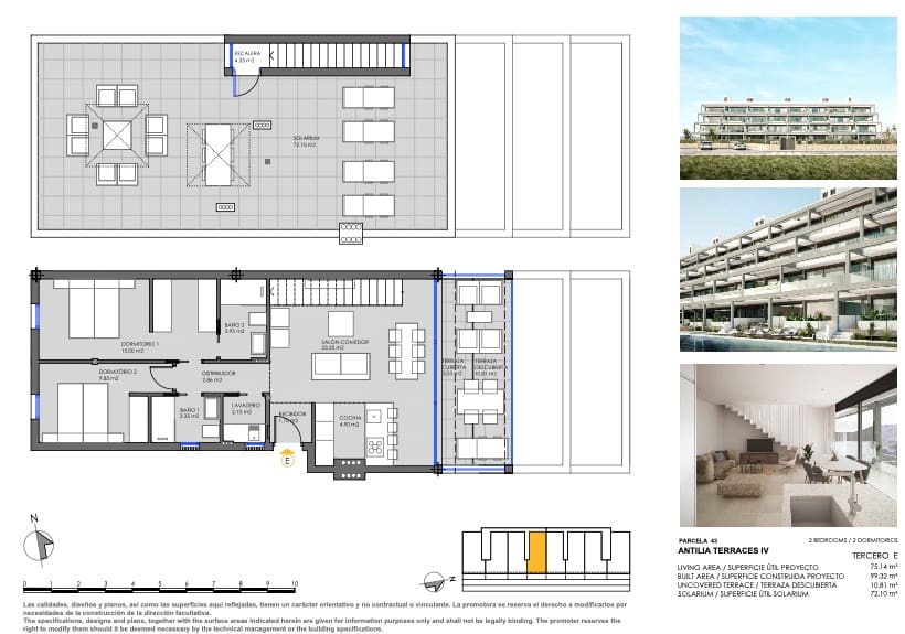2 soveværelse Penthouse til salg i Mar de Cristal med swimmingpool garage - € 325.000 (Ref: 9244497)
