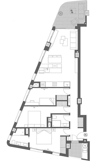 Apartamento de 1 habitación en La Manga del Mar Menor en venta - 288.000 € (Ref: 9360548)