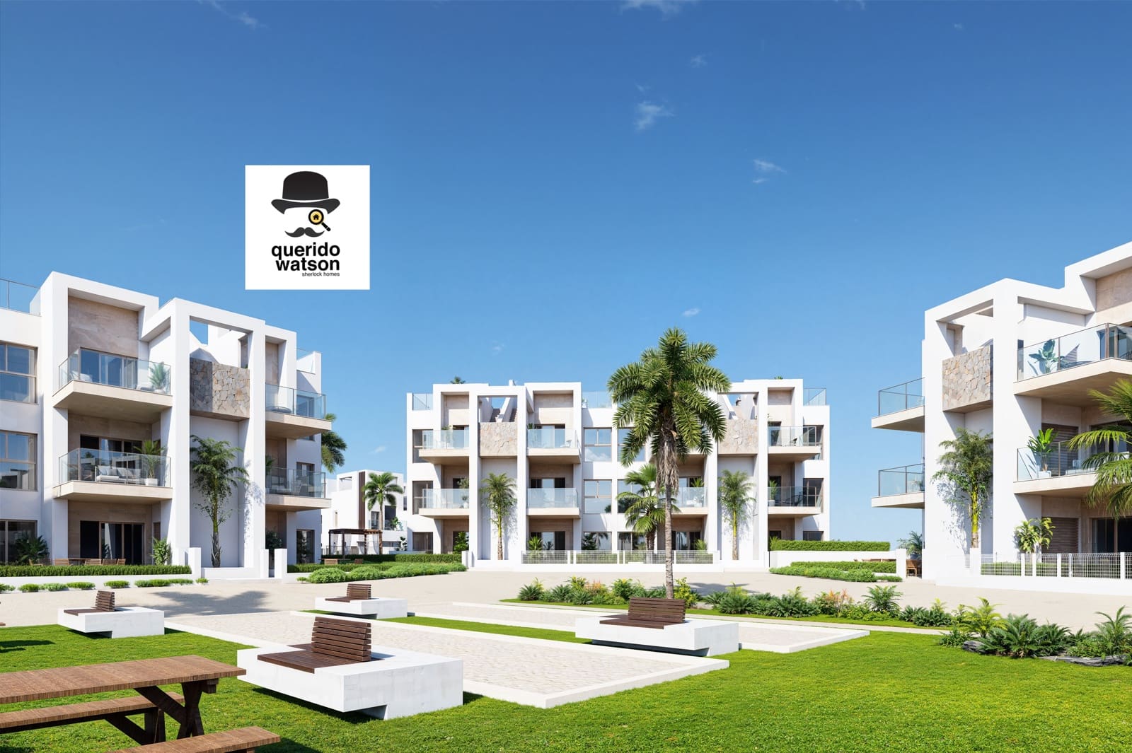 2 sovrum Lägenhet till salu i Los Alcazares med pool - 299 000 € (Ref: 9781384)