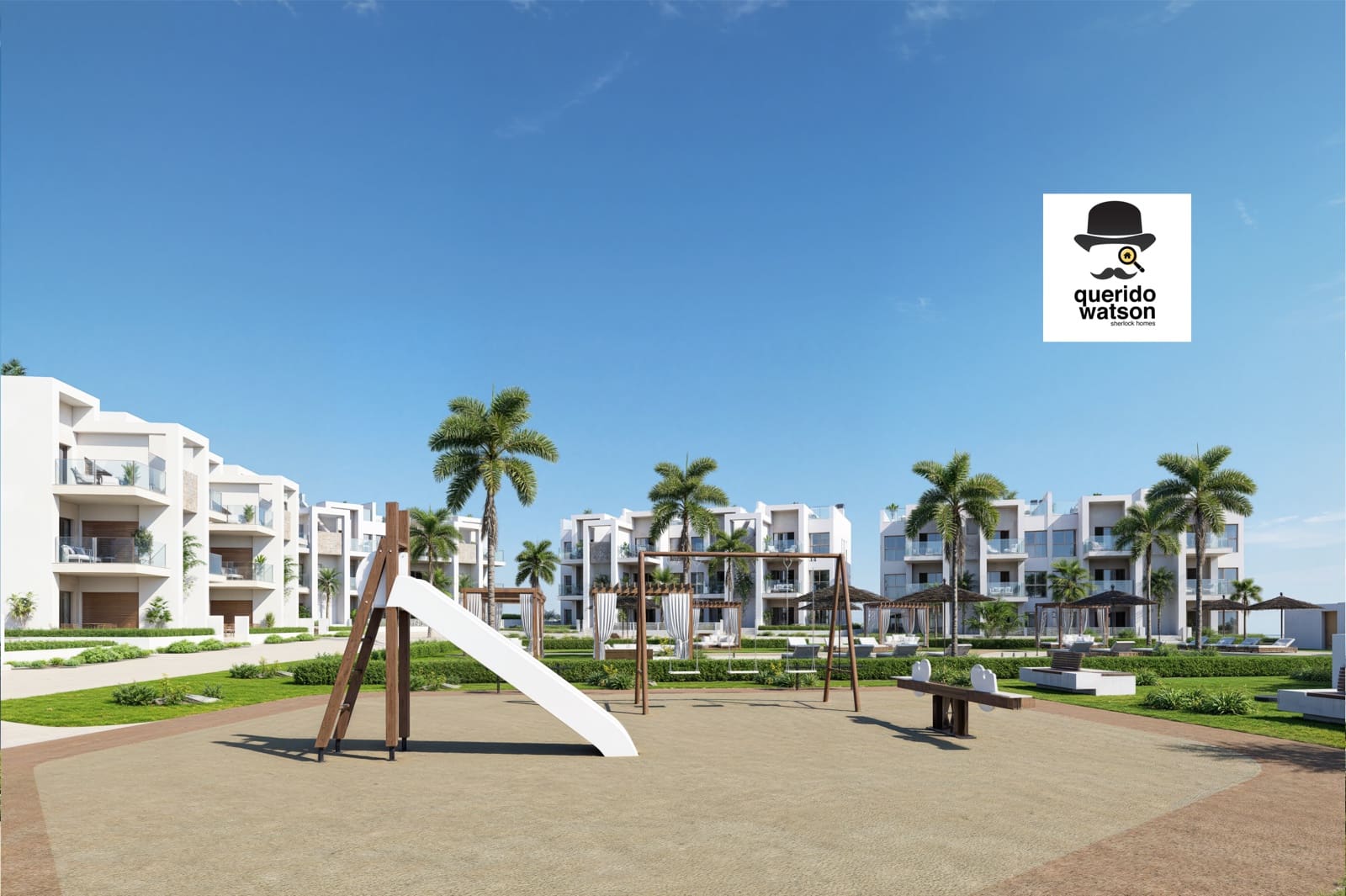 2 sovrum Lägenhet till salu i Los Alcazares med pool - 299 000 € (Ref: 9781384)