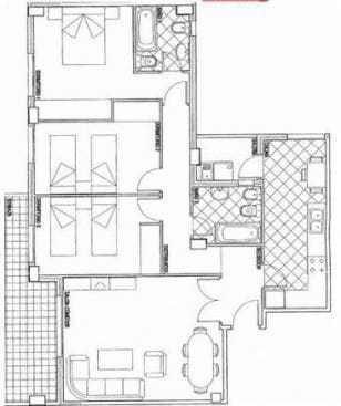 3 soveværelse Lejlighed til salg i Alicante by med swimmingpool - € 260.000 (Ref: 10076586)
