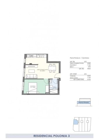 1 camera da letto Appartamento in vendita in Torrevieja con piscina - 219.000 € (Rif: 10076587)