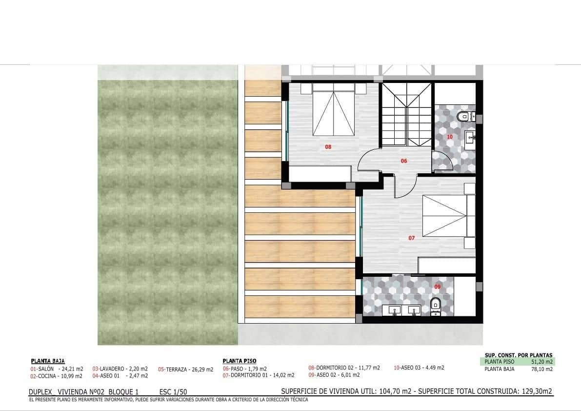 2 Zimmer Apartment zu verkaufen in Monforte del Cid mit Pool - 395.000 € (Ref: 10081443)