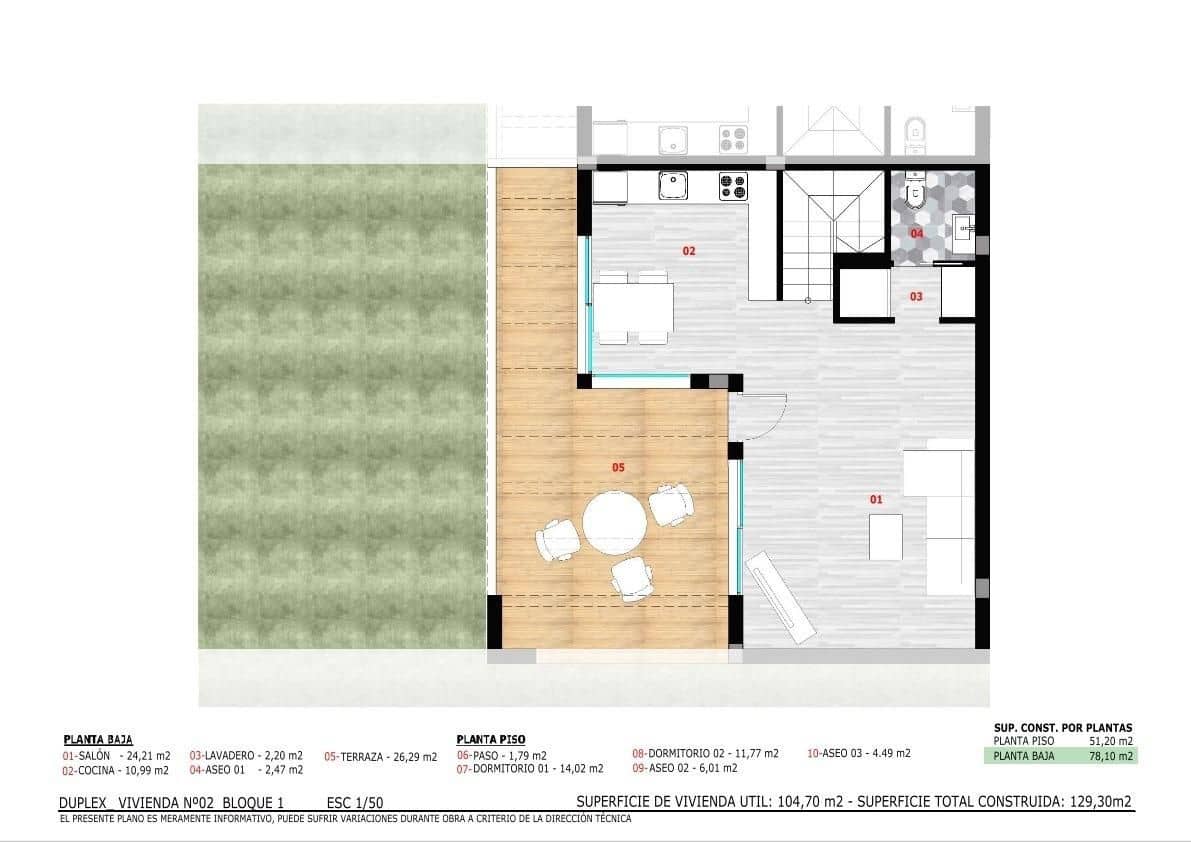 2 Zimmer Apartment zu verkaufen in Monforte del Cid mit Pool - 395.000 € (Ref: 10081443)