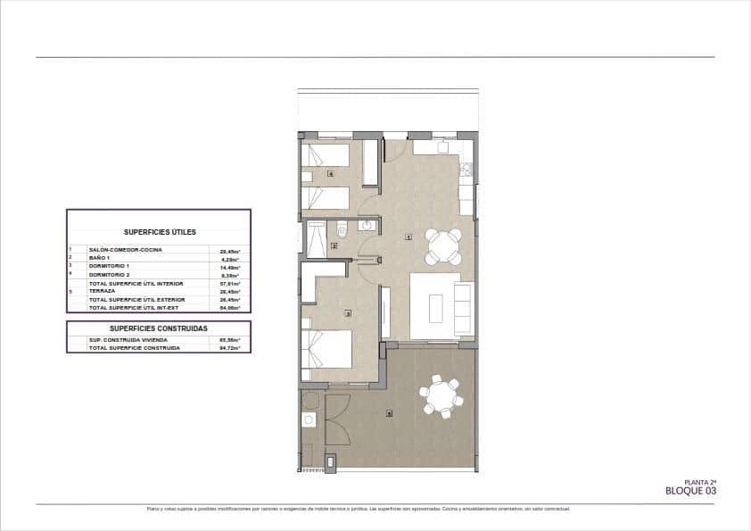 2 makuuhuone Huoneisto myytävänä paikassa Torrevieja mukana uima-altaan - 330 000 € (Ref: 10081444)