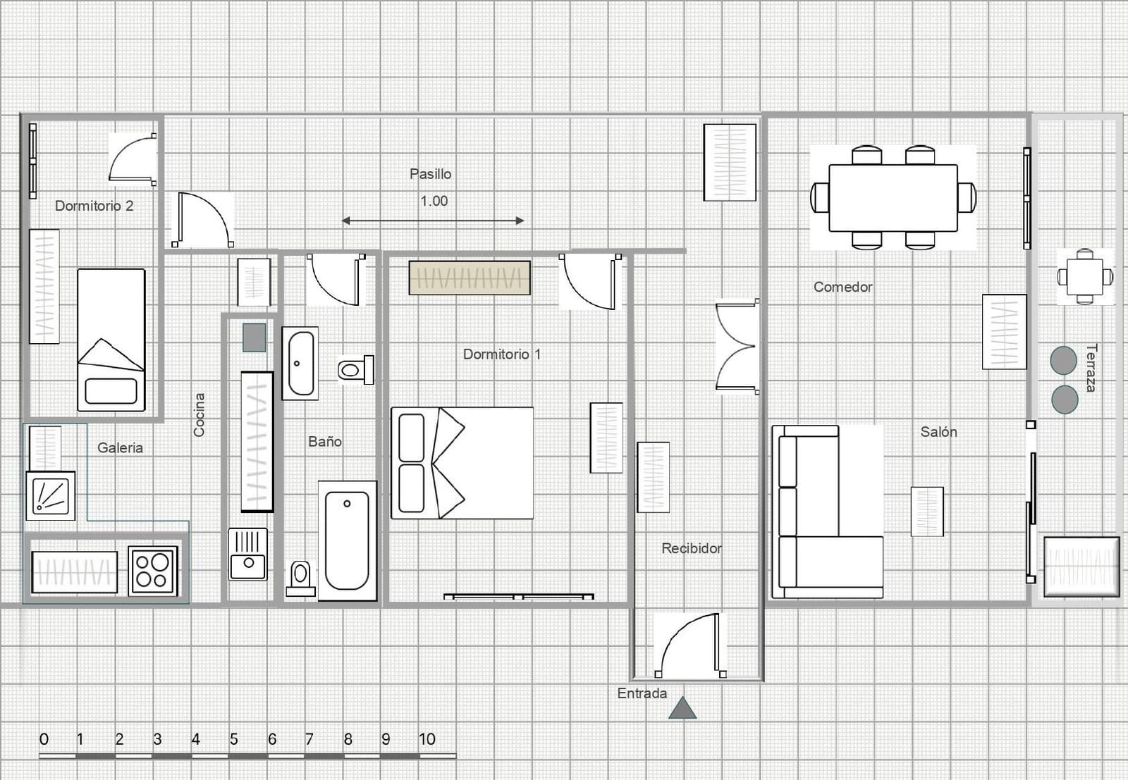 2 makuuhuone Asunto myytävänä paikassa Alicante kaupunki - 173 000 € (Ref: 9659578)