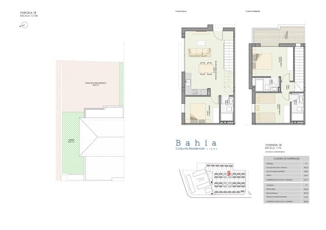 3 quarto Moradia em Banda para venda em Gran Alacant, Santa Pola com piscina - 350 000 € (Ref: 9770782)