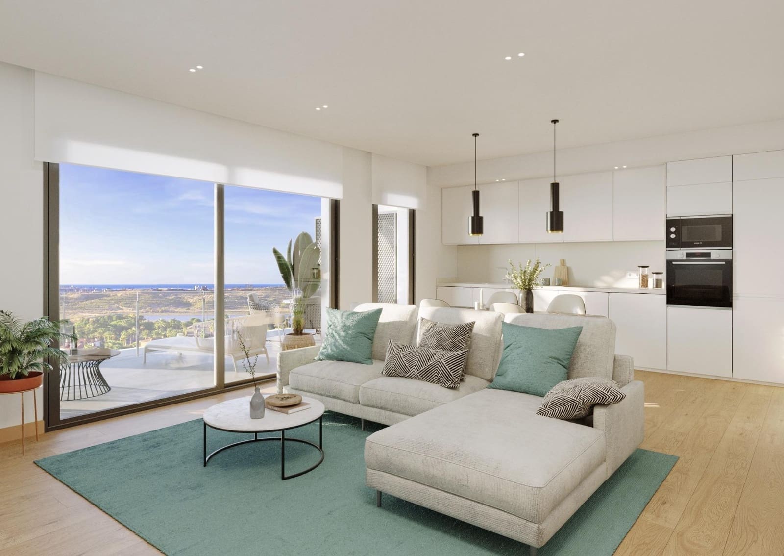 Ático de 2 habitaciones en Muchamiel / Mutxamel en venta con piscina - 399.000 € (Ref: 9770794)