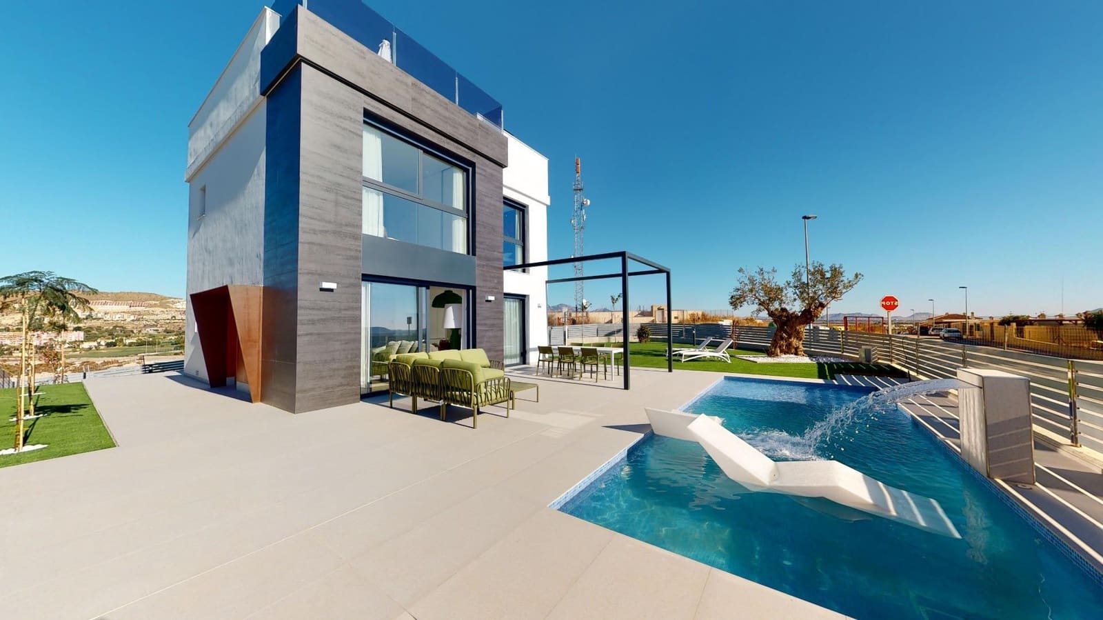 3 sypialnia Willa na sprzedaż w Muchamiel / Mutxamel z basenem - 450 000 € (Ref: 9770797)