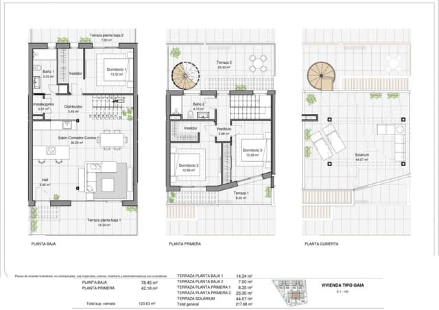 3 makuuhuone Rivitalo myytävänä paikassa Polop mukana uima-altaan - 528 125 € (Ref: 9773245)