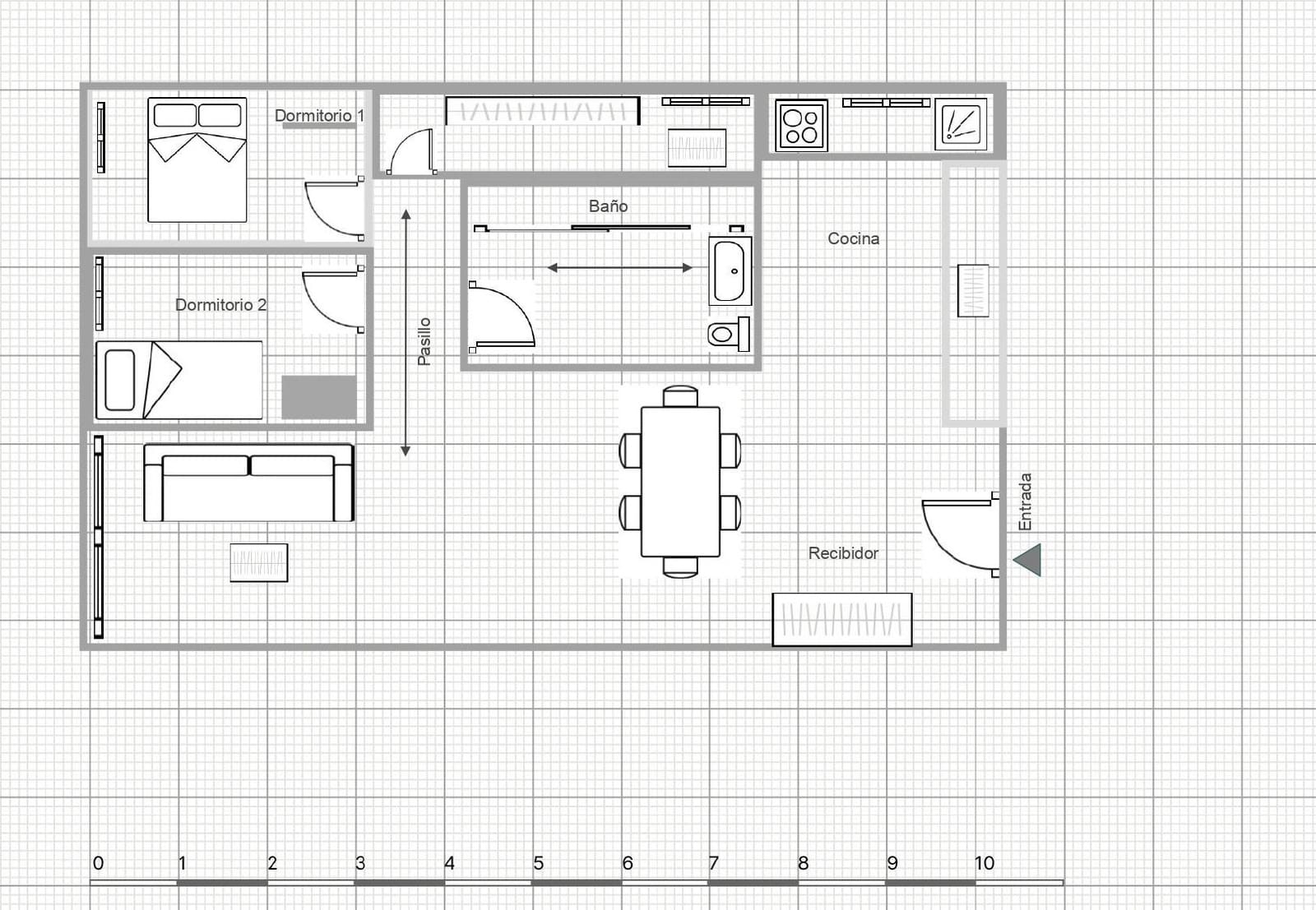 2 soveværelse Lejlighed til salg i Alicante by - € 180.000 (Ref: 9788543)