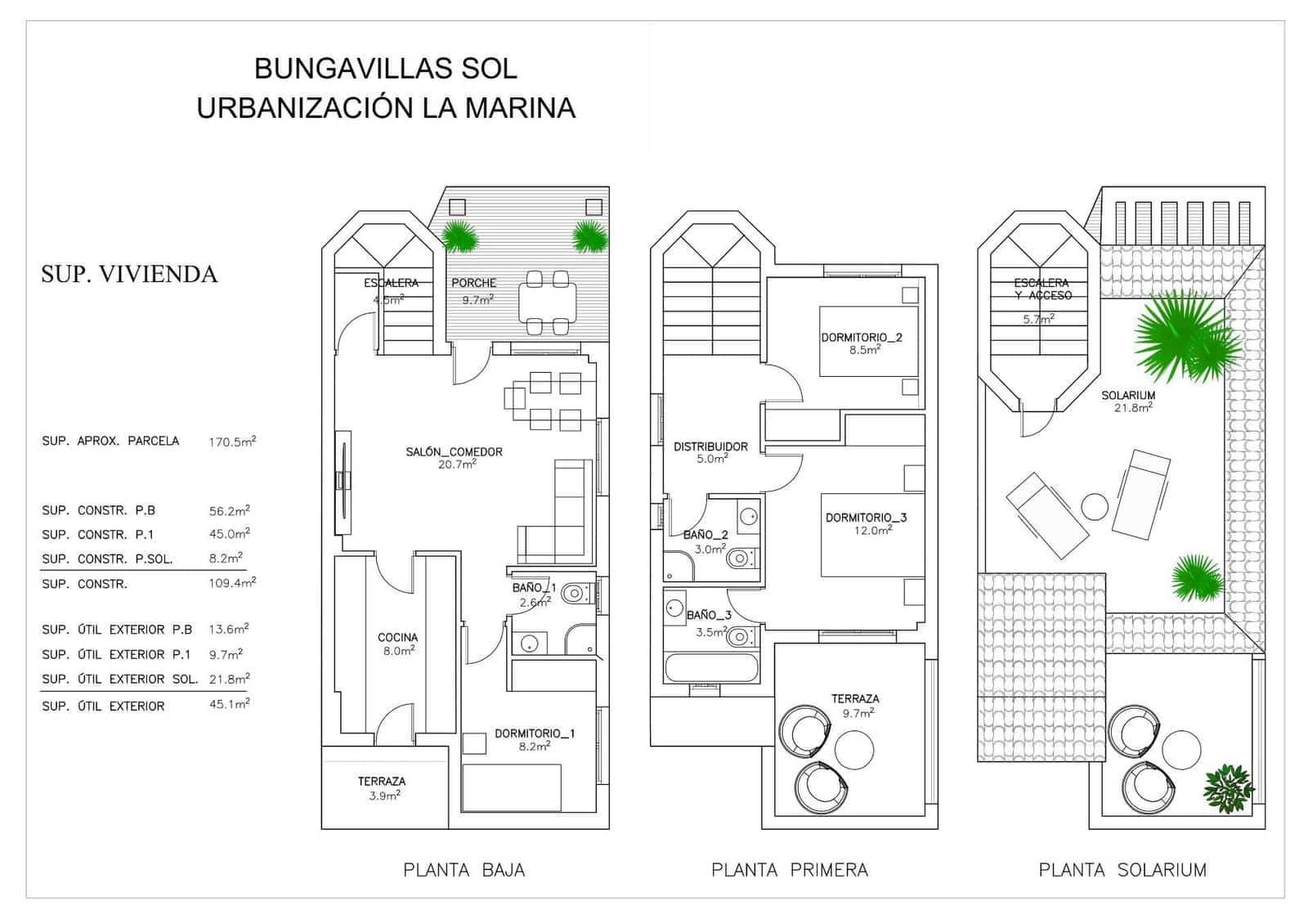 3 bedroom Villa for sale in San Fulgencio with pool - € 275,000 (Ref: 9791220)