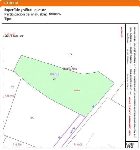 Tomt till salu i San Vicente / Sant Vicent del Raspeig - 100 000 € (Ref: 9804502)