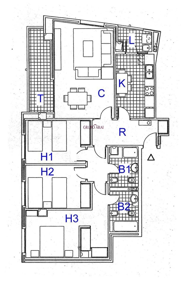 3 camera da letto Appartamento in vendita in Alicante citta con piscina - 340.000 € (Rif: 9804504)