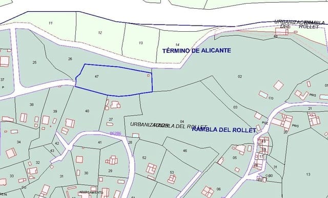 Tontti myytävänä paikassa Cañada - 79 000 € (Ref: 9833849)