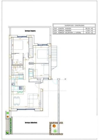 3 soveværelse Bungalow til salg i Los Balcones med swimmingpool - € 310.000 (Ref: 9855622)