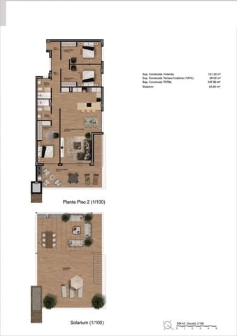 3 slaapkamer Appartement te koop in Monforte del Cid met zwembad - € 465.000 (Ref: 9873688)