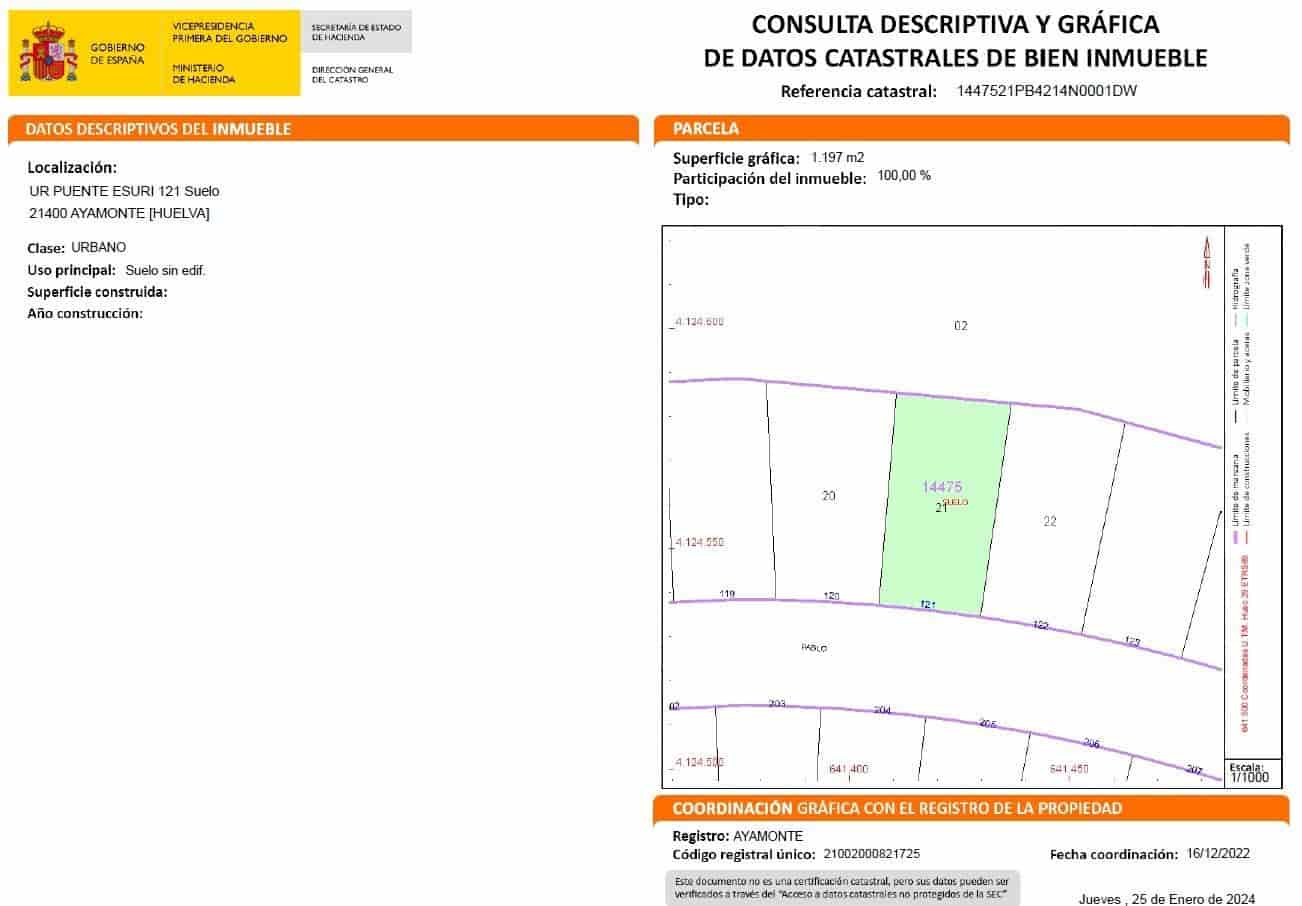 Terrain à Bâtir à vendre à Ayamonte - 67 500 € (Ref: 8139129)