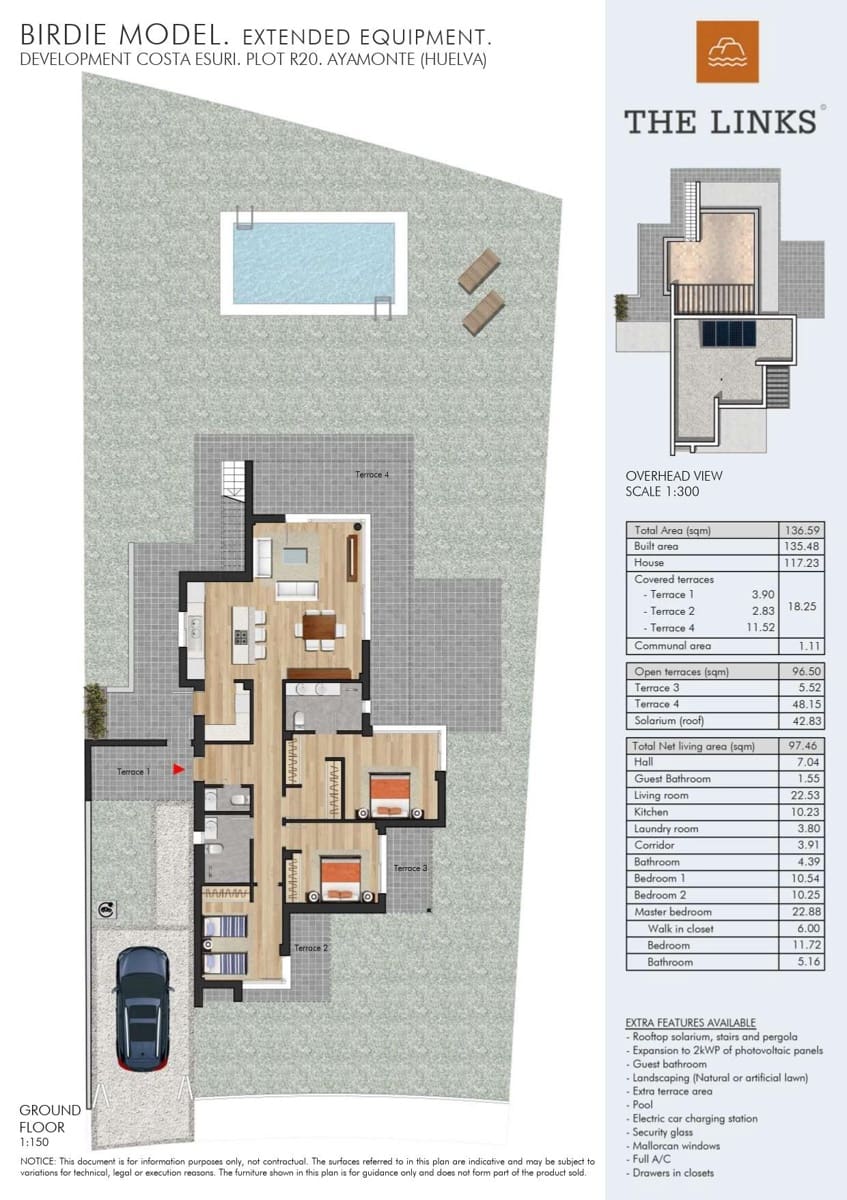 3 soveværelse Villa til salg i Ayamonte med swimmingpool - € 320.000 (Ref: 8849565)