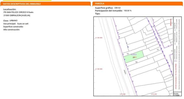 Building Plot for sale in Gibraleón - € 90,000 (Ref: 8954443)