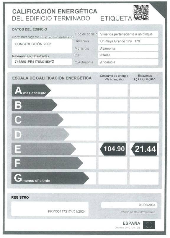 2 soveværelse Lejlighed til salg i Ayamonte med swimmingpool - € 219.000 (Ref: 9154077)