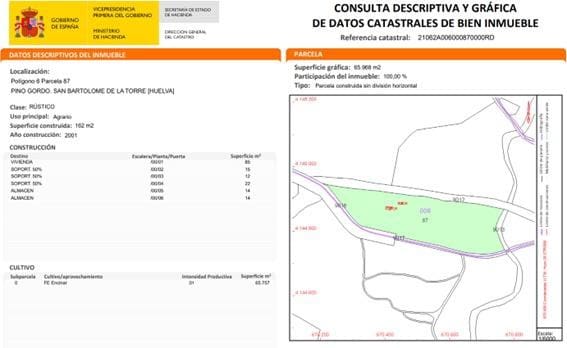 Finca/Casa Rural de 3 habitaciones en San Bartolomé de la Torre en venta - 200.000 € (Ref: 9185535)
