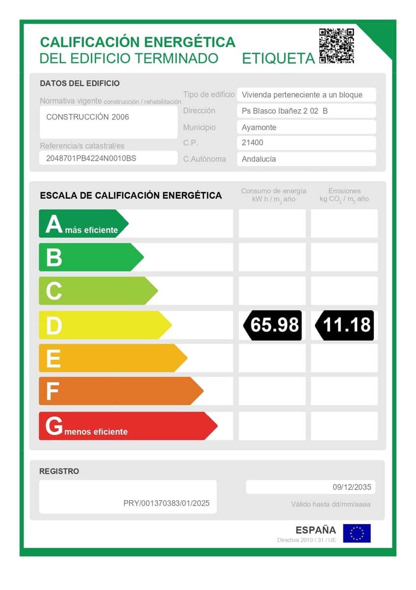 2 sypialnia Penthouse na sprzedaż w Ayamonte z basenem - 179 900 € (Ref: 9449418)