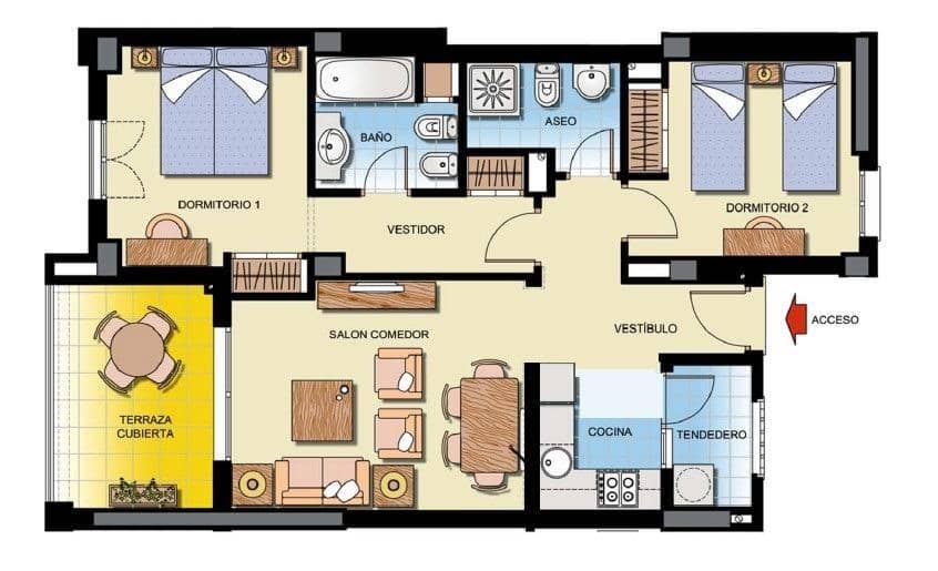 2 chambre Appartement à vendre à Isla Canela avec piscine - 259 500 € (Ref: 9571305)