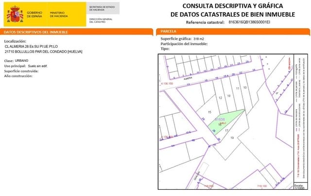 Działka budowlana na sprzedaż w Bollullos Par del Condado - 44 000 € (Ref: 9884936)