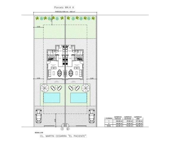 3 quarto Moradia para venda em Aguilas - 360 000 € (Ref: 9456655)