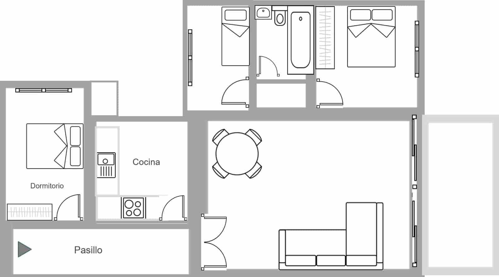 Piso de 3 habitaciones en Aguilas en venta con garaje - 139.000 € (Ref: 9456676)