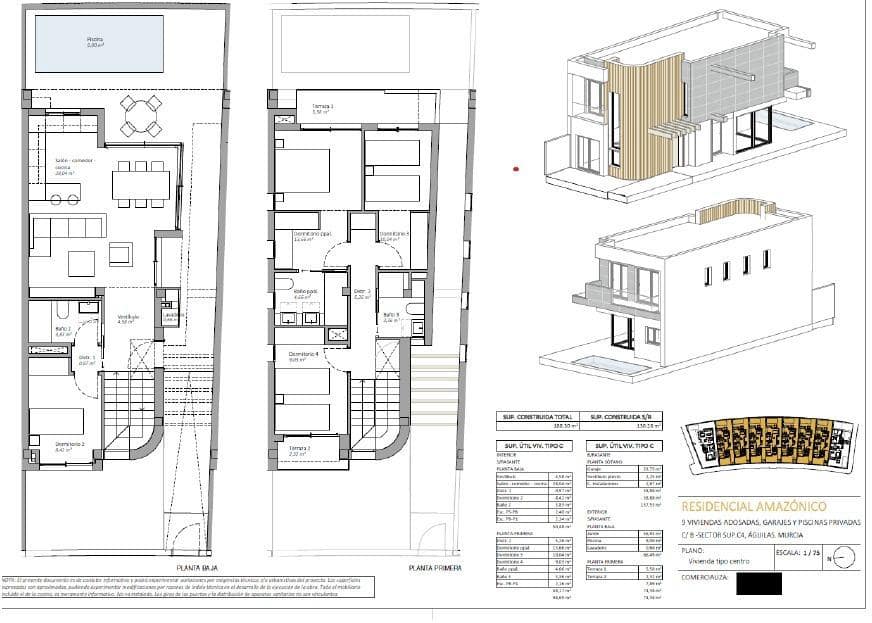 4 soveværelse Villa til salg i Aguilas med swimmingpool garage - € 359.000 (Ref: 9599570)