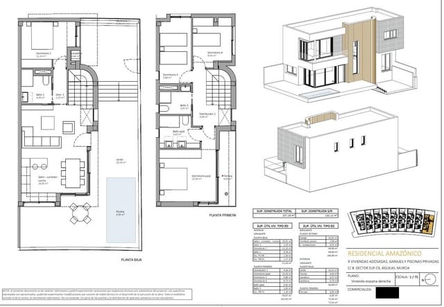 4 soveværelse Villa til salg i Aguilas med swimmingpool garage - € 389.000 (Ref: 9599572)