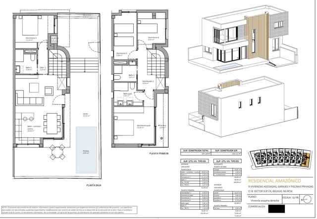 4 soveværelse Villa til salg i Aguilas med swimmingpool garage - € 485.000 (Ref: 9599572)
