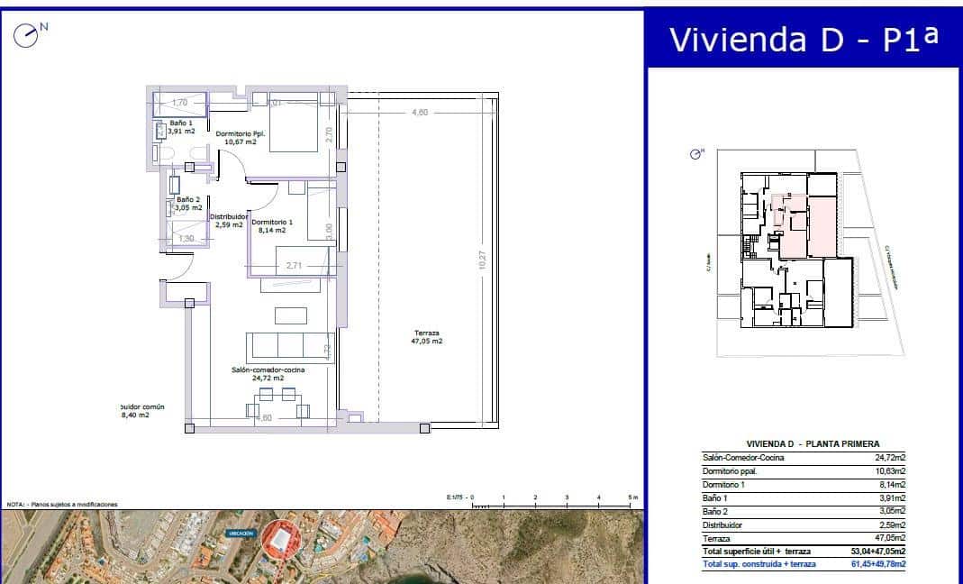 2 makuuhuone Huoneisto myytävänä paikassa Aguilas - 240 000 € (Ref: 9629994)